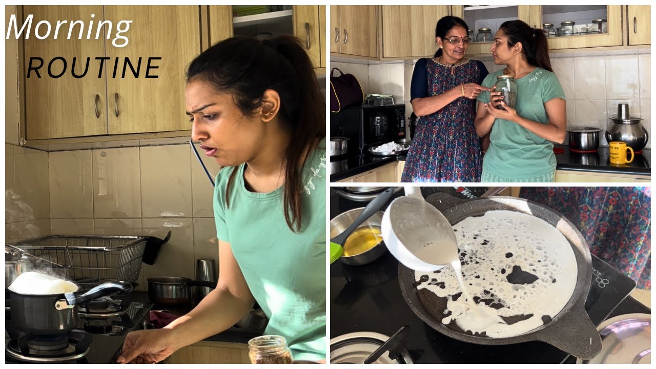 Namma ಮನೆ kathe - Morning Routine 🥱💤 ಎಲ್ಲಿಂದ ಶುರು ಮಾಡೋದು ಕೆಲಸ 😅 A day in my life ☀️ Kannada Vlogs