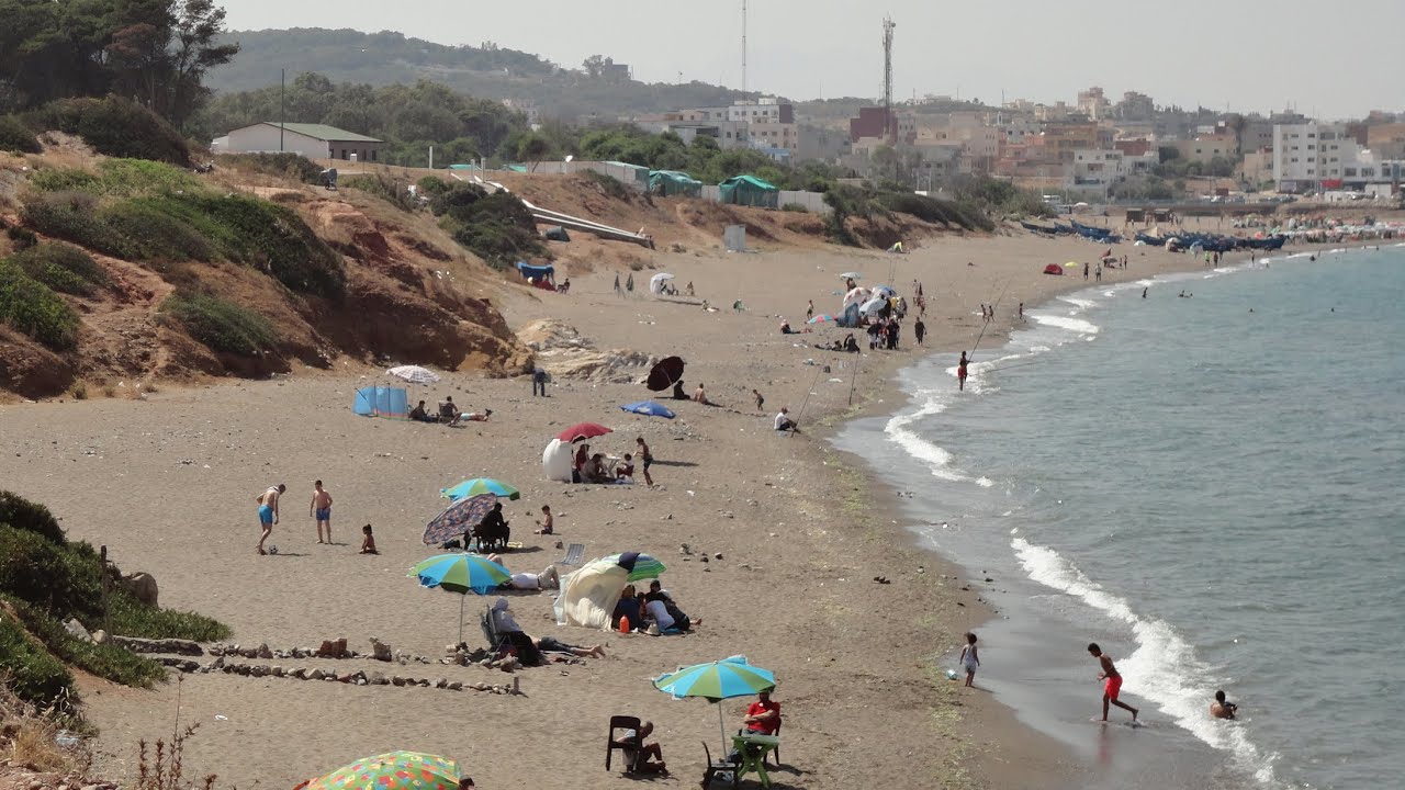 Plage Azla (chamal) tetouan  HD     بشمال المغرب شاطئ ازلا  قاع مجري