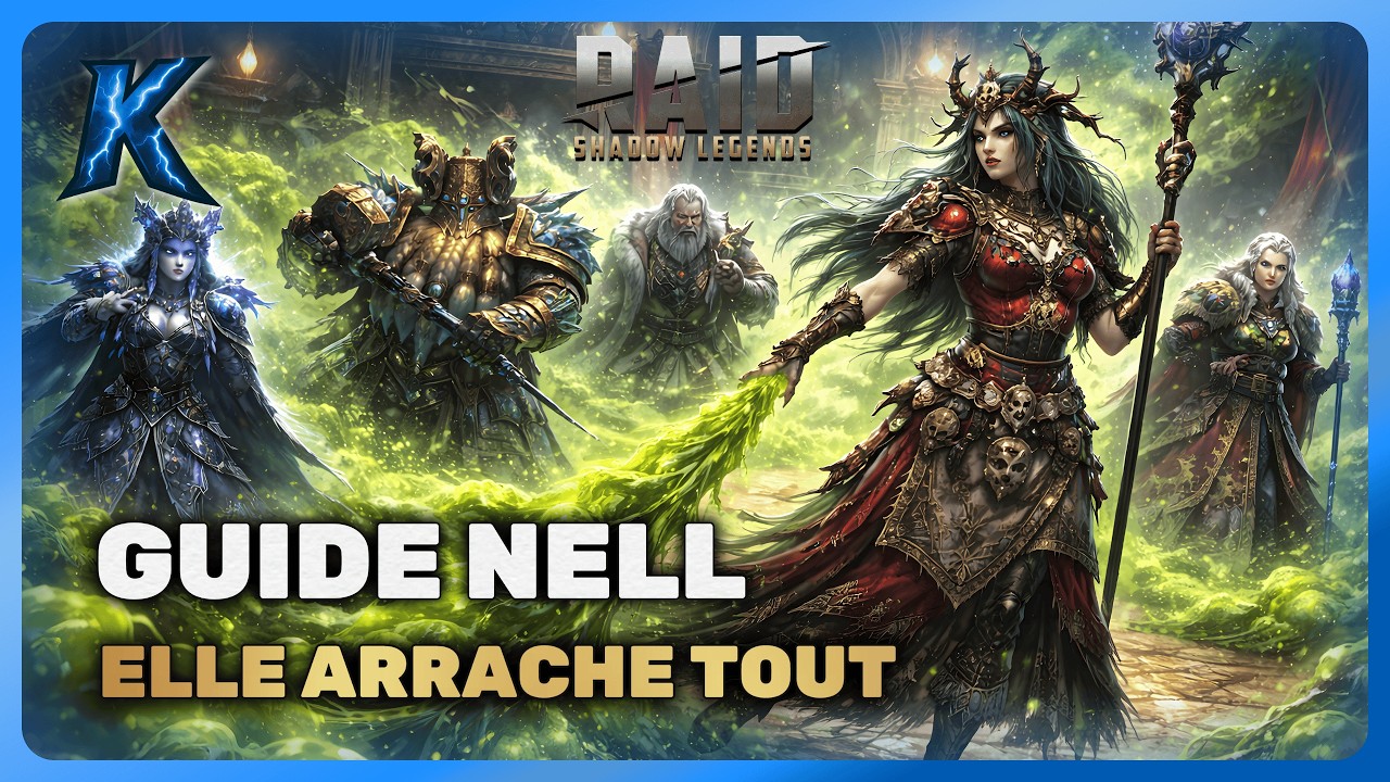 📘 GUIDE COMPLET NELL + TEST RTA (Build, Gameplay, Astuces) | Raid: Shadow Legends