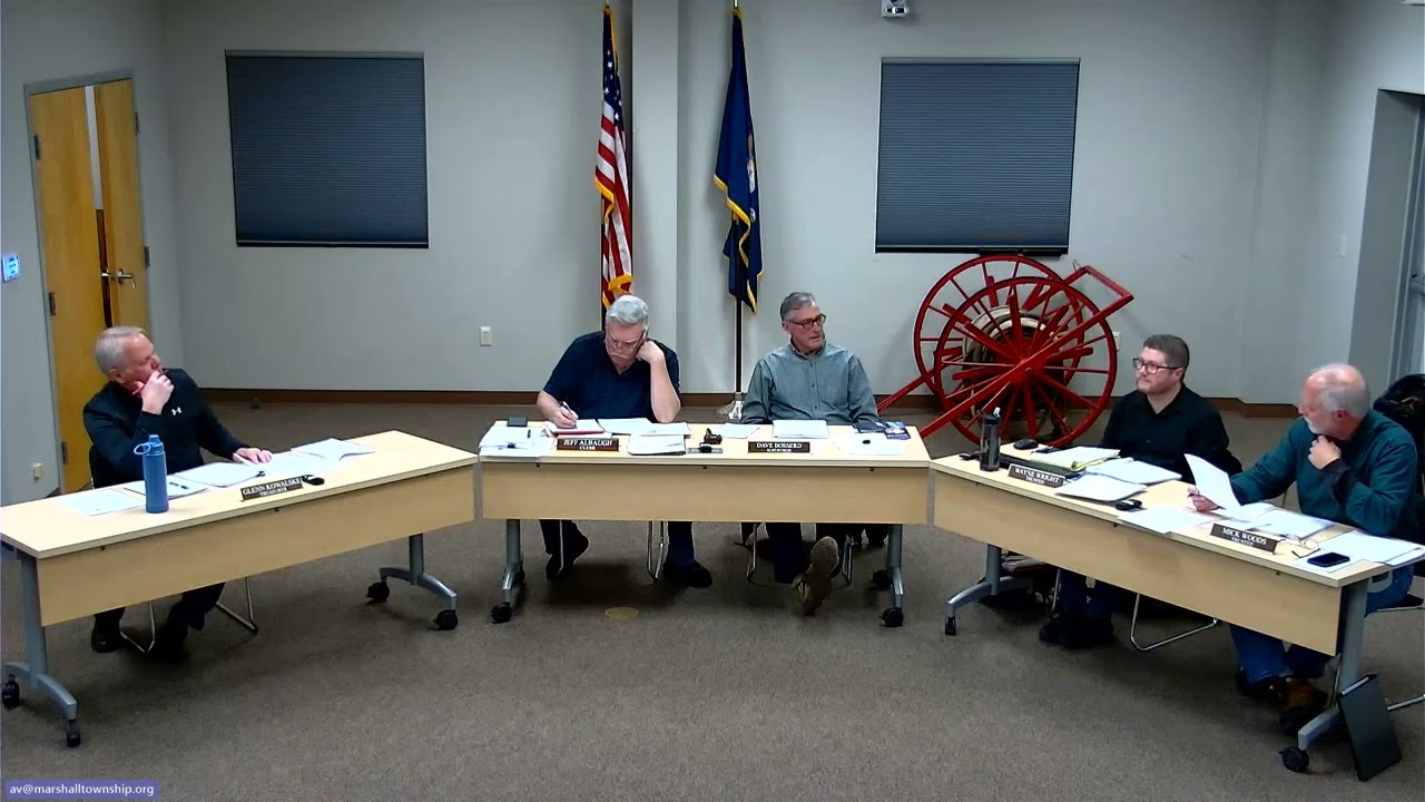 2025-12-15 Marshall Township Board Meeting