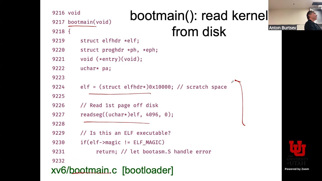 cs5460/6460 Operating Systems - Lecture 07 - System Boot