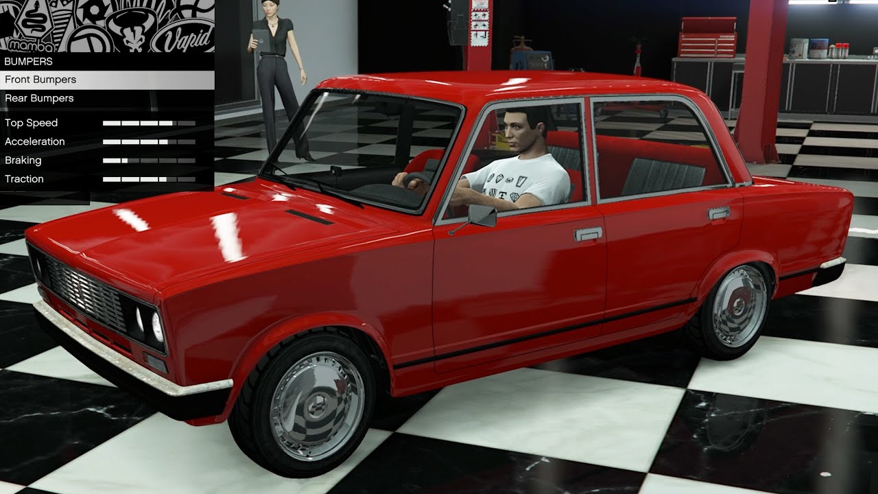 GTA 5 - Прошлые DLC Кастомизация транспорта - RUNE Cheburek (Lada VAZ-2101 и 2106)