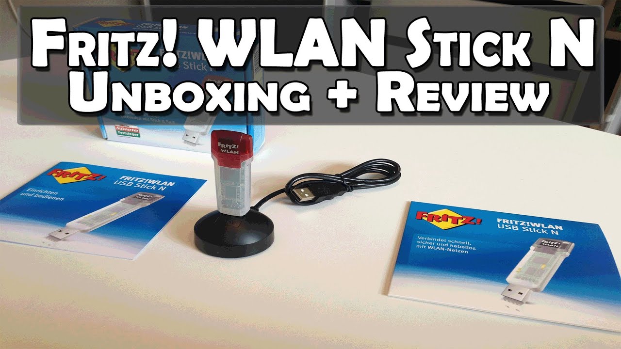 AVM Fritz! WLAN USB Stick N Unboxing + Review