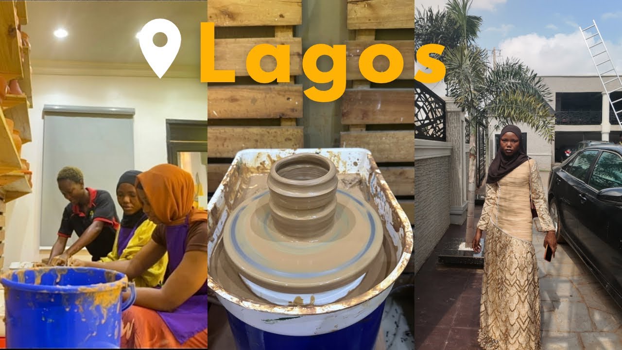 i’m being “just a girl” in Lagos pt. 2 🇳🇬 | bridesmaid at a Yorùbá wedding + first pottery class