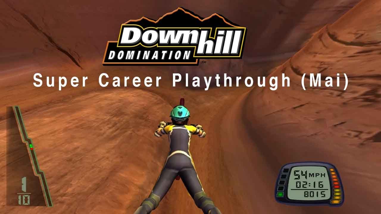 Super Career Playthrough (Mai) | Downhill Domination [60FPS] | PS2 PCSX2 | Free Gameplay Footage