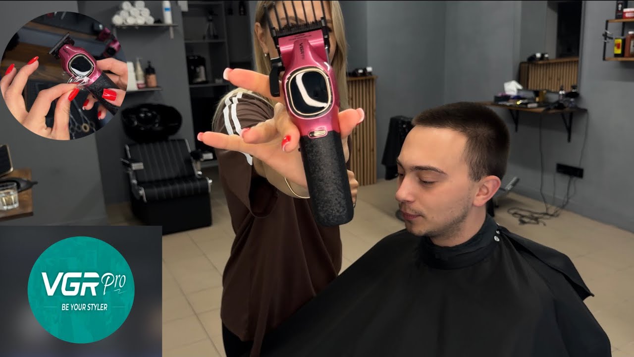 Testing a hair clipper from VGRpro😱🤩🙌🏻 #vgr #krakow #vgrpro #vgrclipper #asmrbarbershop  #vgrpro