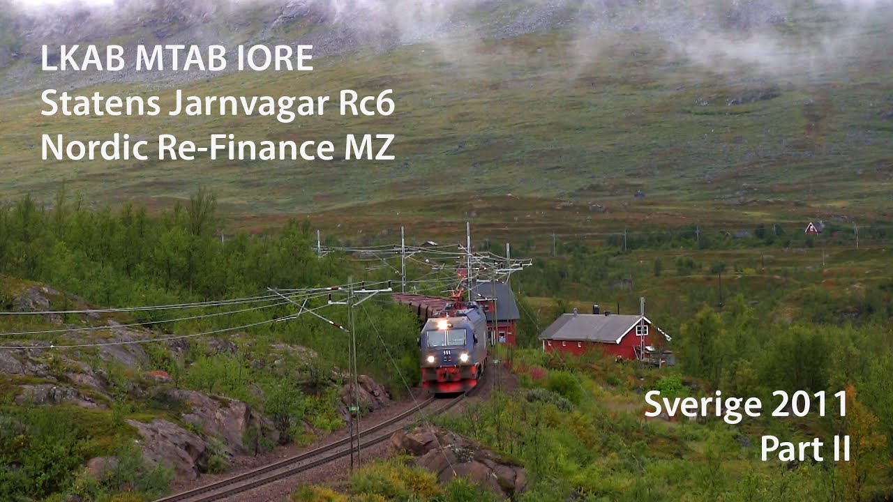 IORE, Rc6, MZ (LKAB, SJ, Green Cargo). Sweden 2011. Part 2.