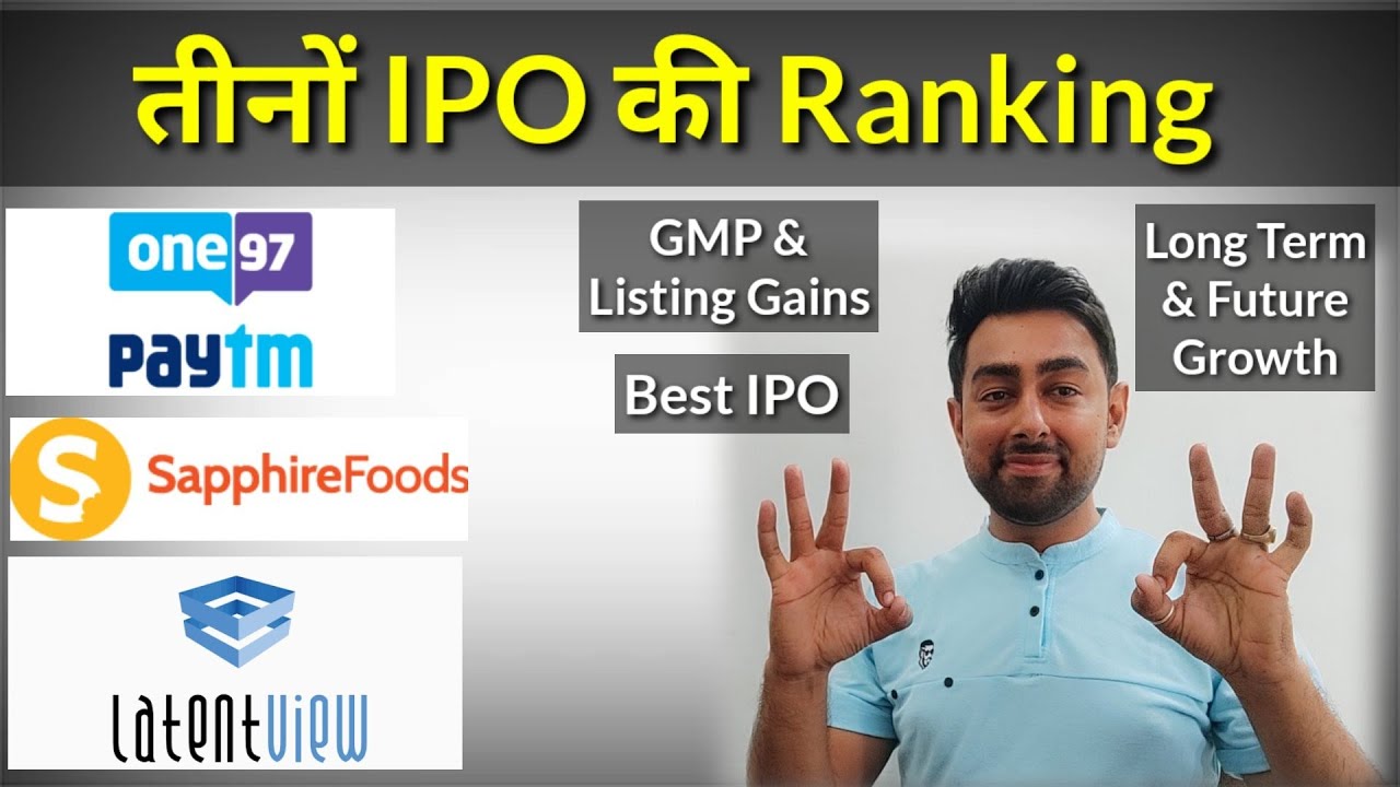 तीनों IPO की Ranking | Best IPO To Apply | Jayesh Khatri