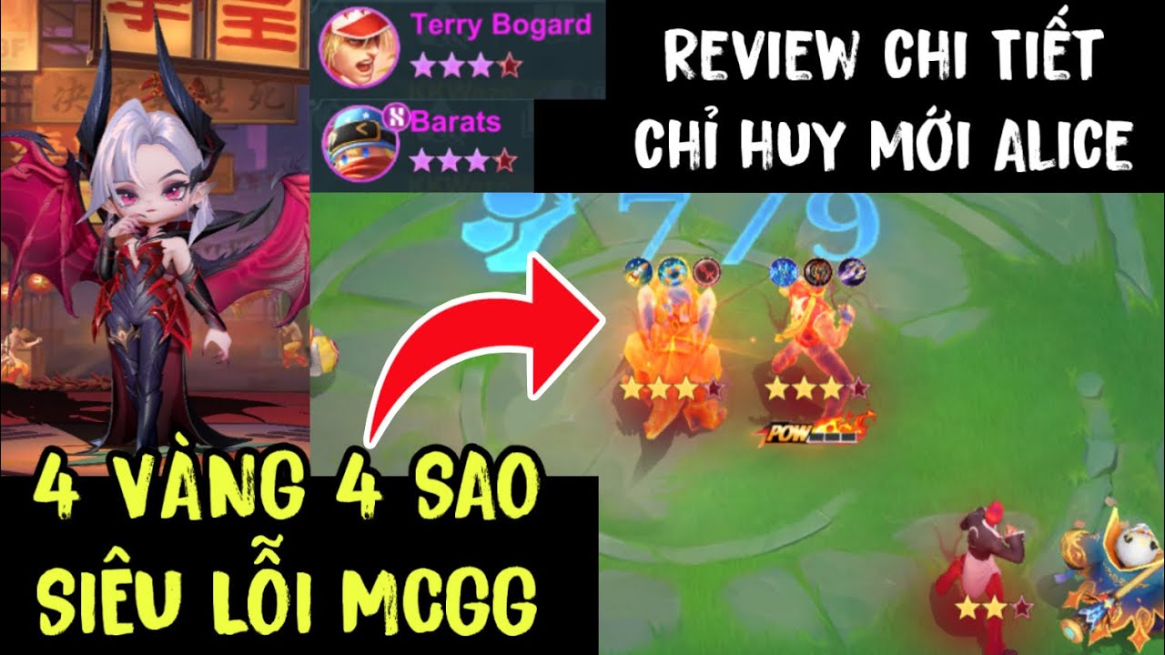 MLBB | SIÊU LỖI TƯỚNG 4 VÀNG 4⭐?? REVIEW CHI TIẾT CHỈ HUY MỚI ALICE MAGIC CHESS GOGO | KKWaze