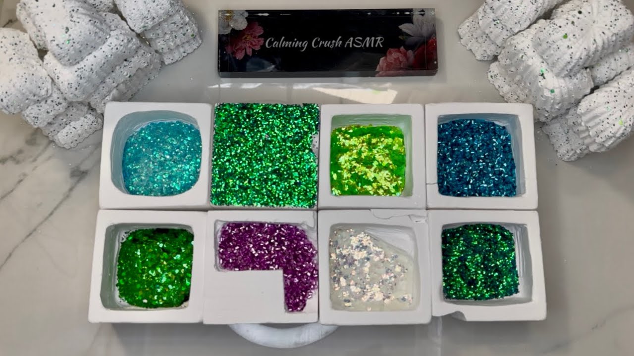 Fresh Gym Chalk Block Bombs with Reforms loaded with Glitter | Satisfying ASMR | Calming Brain Break