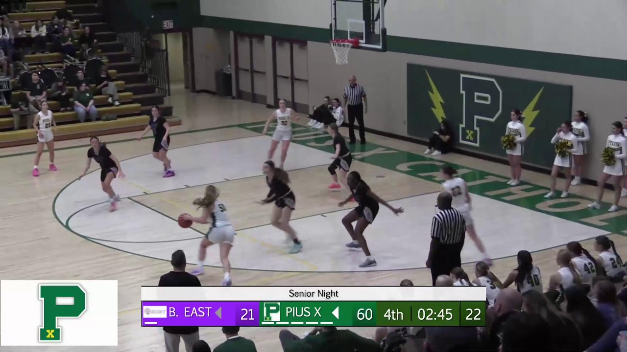 Pius X High School vs Bellevue East High School Womens Varsity Basketball