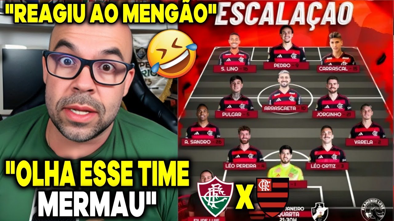 🤣MIDIAS TRICOLOR REAGE AO FLA E DESABAFA SOBRE A ESCALAÇÃO 