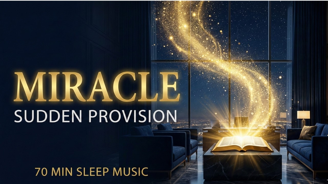 URGENT MONEY MIRACLE: 70 MIN Biblical Affirmations for Sudden Provision (Sleep Music)