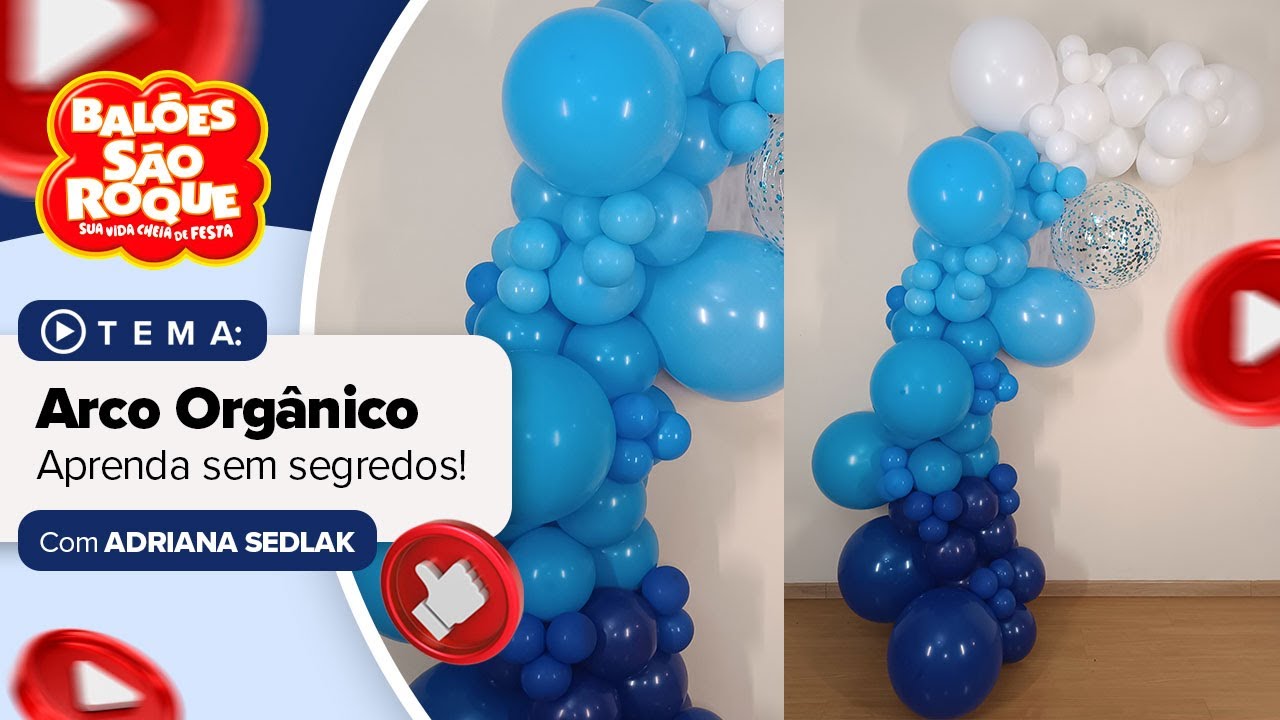 Arco de Balões Desconstruído Fácil 2025: Aprenda como fazer. Sem segredos!  #balões #arcoorganico