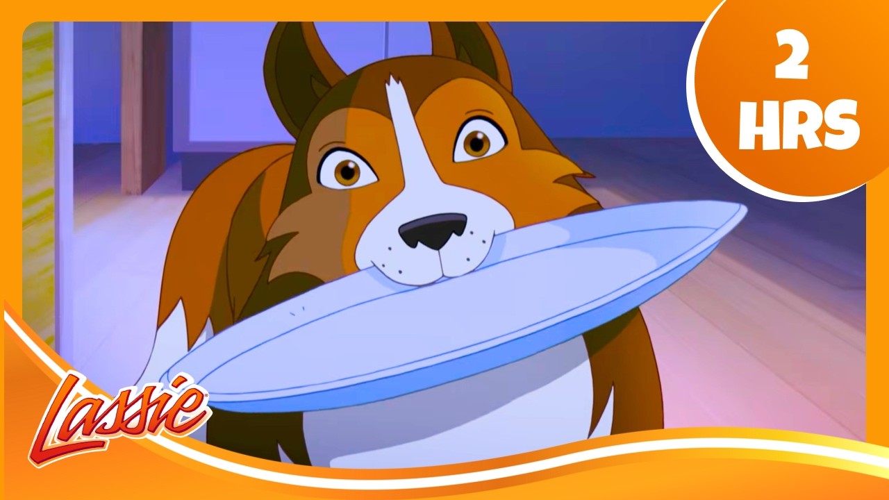🐶 Lassie Saves Zoe from the Mountain After Dark! | The New Adventures of Lassie | Cartoons For Kids
