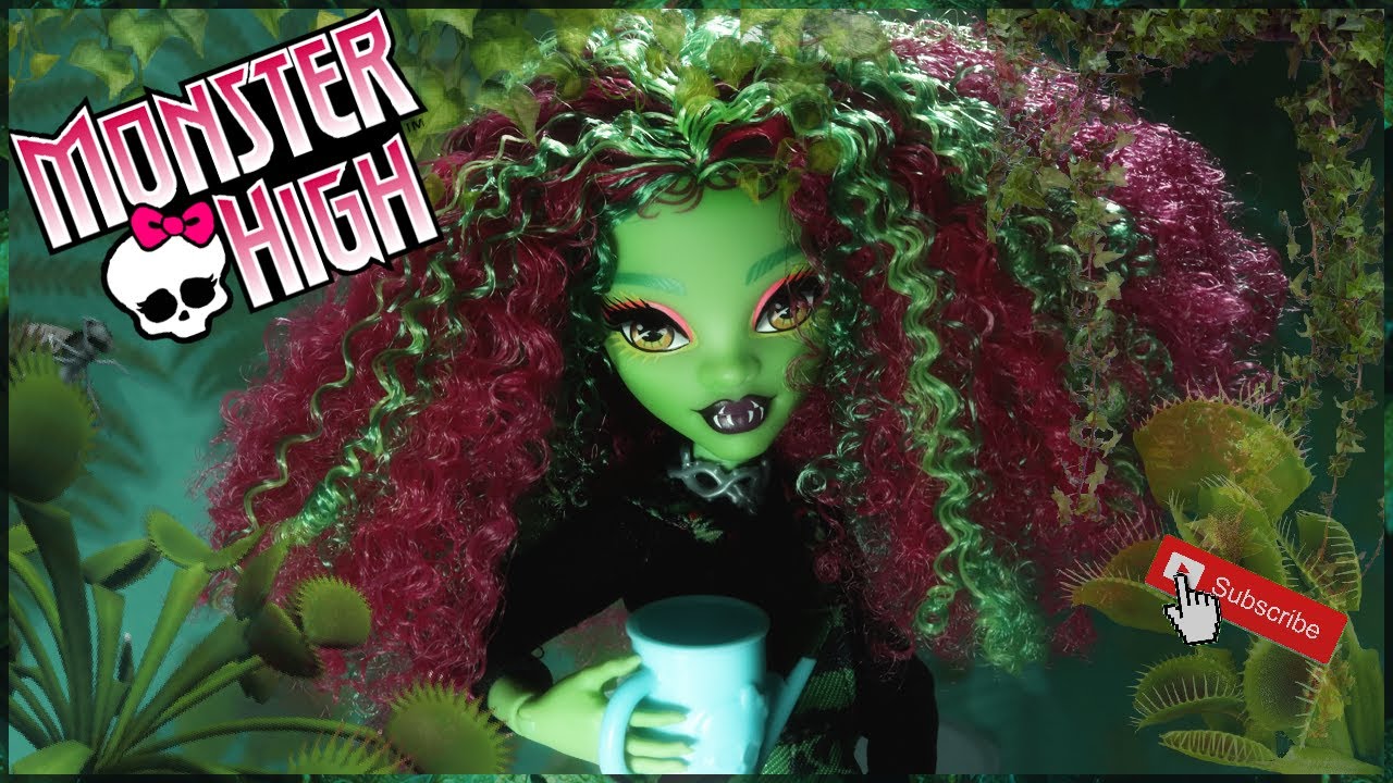 UNBOXING MONSTER HIGH FEARBOOK VENUS MCFLYTRAP 🌱 G3 DOLL | PUMKIES