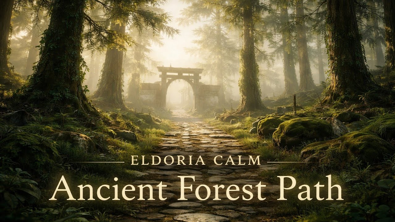 Ancient Forest Path 🌲 Medieval Fantasy Ambience for Reading & Relaxation