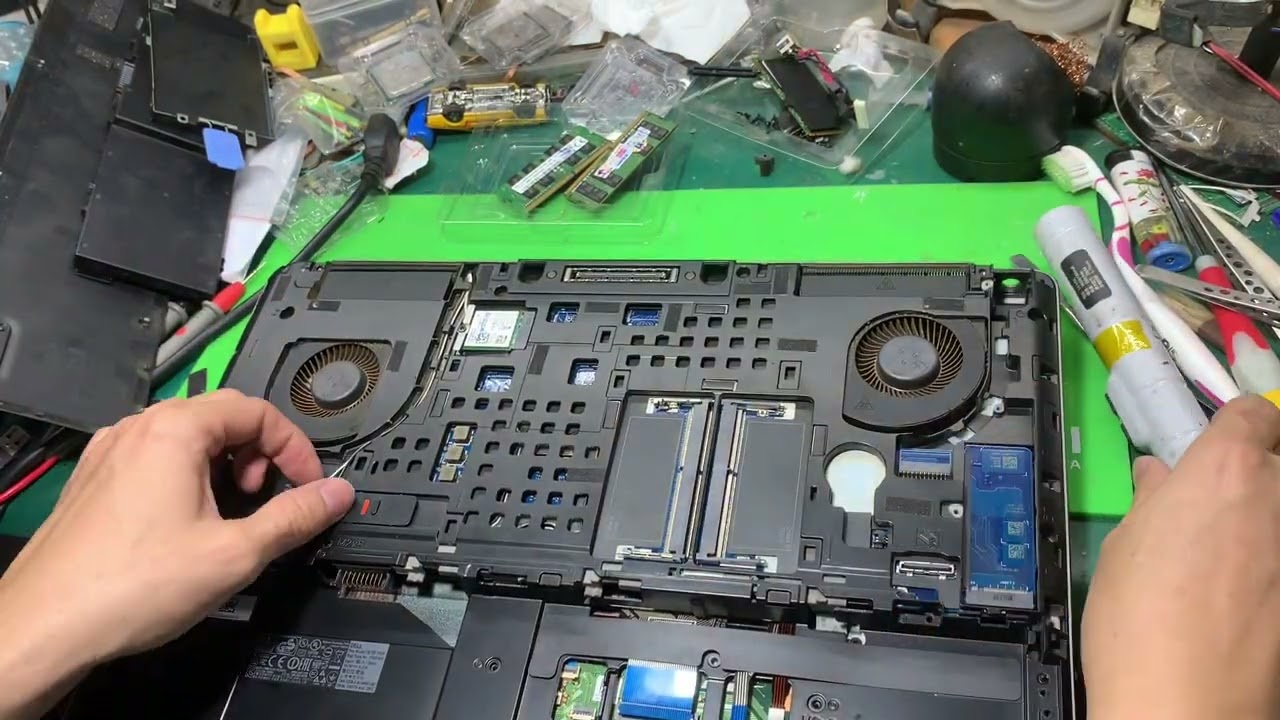 Hướng dẫn tháo lắp laptop Dell Precesion 7510 từ A đến Z