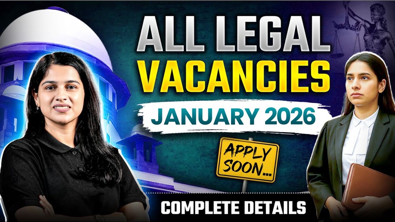 All Legal Vacancy January 2026 | Best Opportunity | Deeksha Choudhary