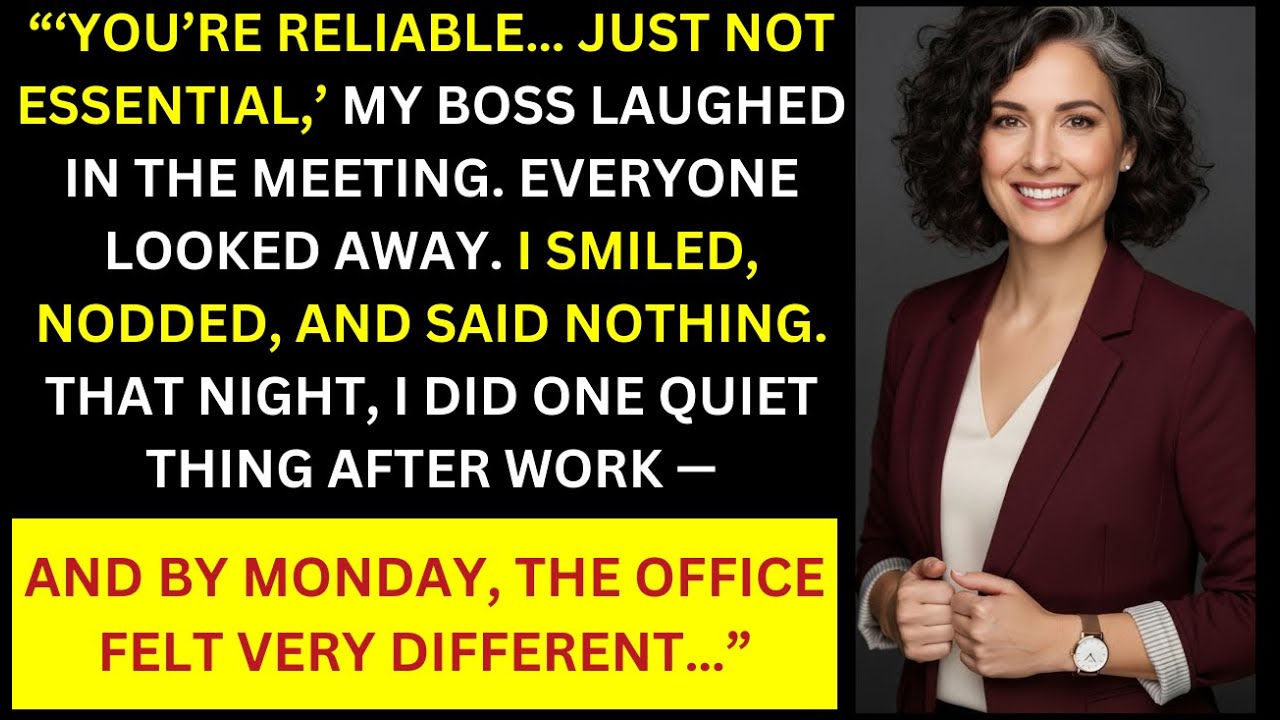 My Boss Laughed When I Asked for a Raise in the Meeting… I Didn't Argue. I Did One Thing After Work