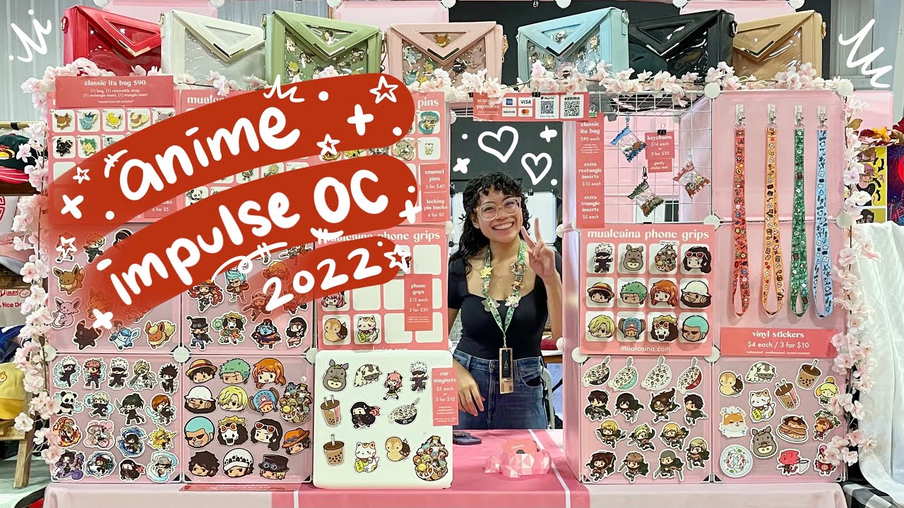 Sweating more than necessary in Anime Impulse OC's Artist Alley | Mualcaina