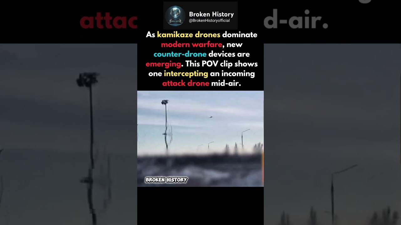 Counter-Drone Device Stopping Kamikaze Drones