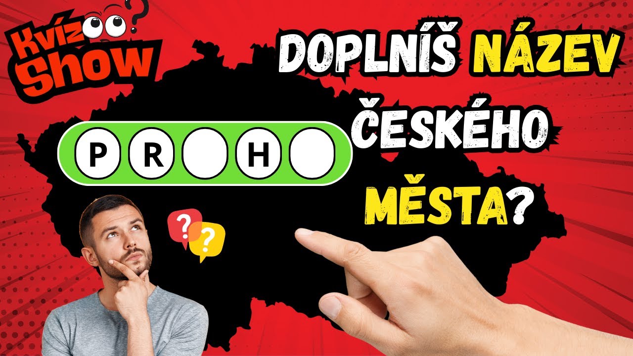 Doplníš název českého města? | Zábavný kvíz pro chytré hlavy 🏙️🧠