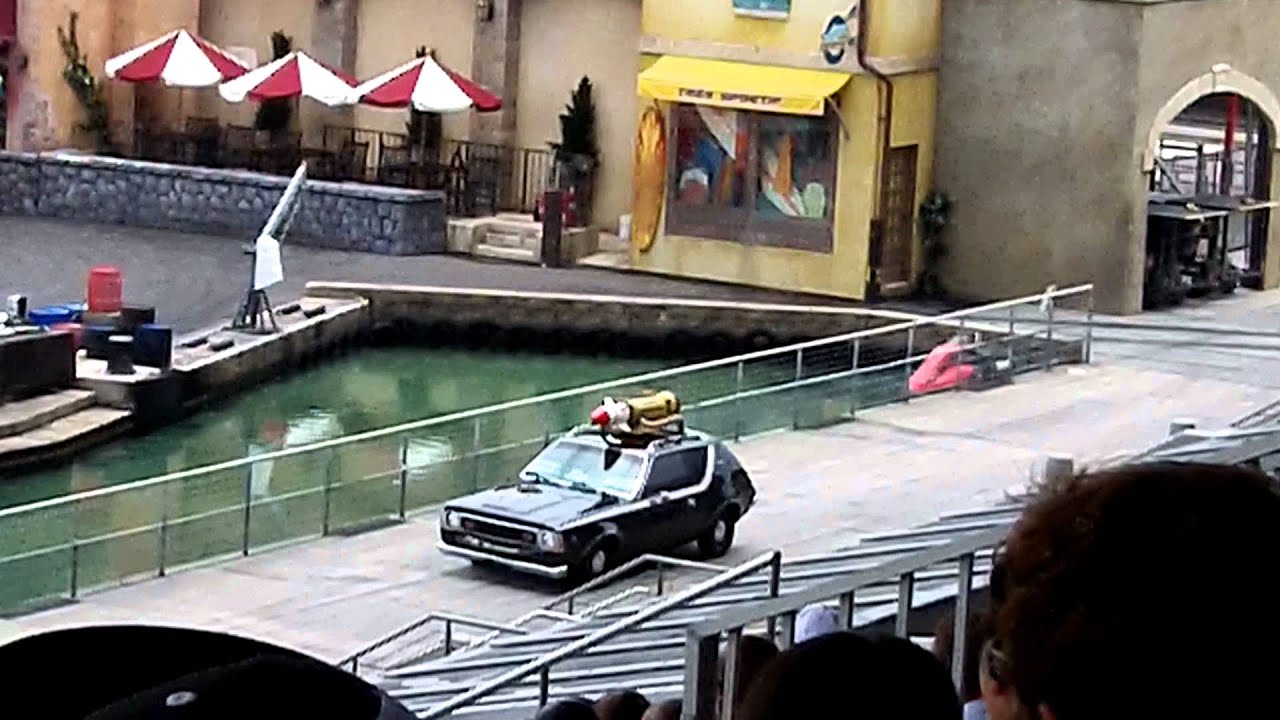 Lightning McQueen on Lights, Motors, Action! Extreme Stunt Show at Disney's Hollywood Studios