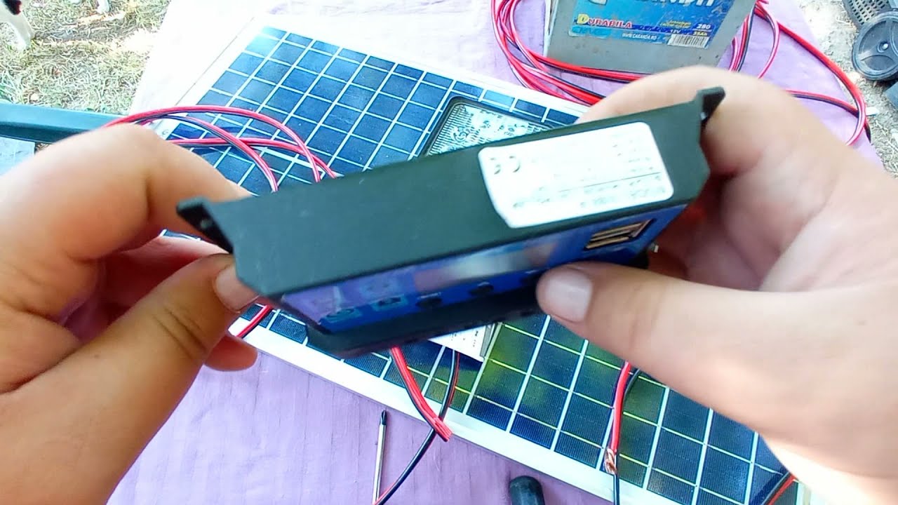 Montare Kit Panou Solar Pentru Pescuit (www.Zutech.ro)