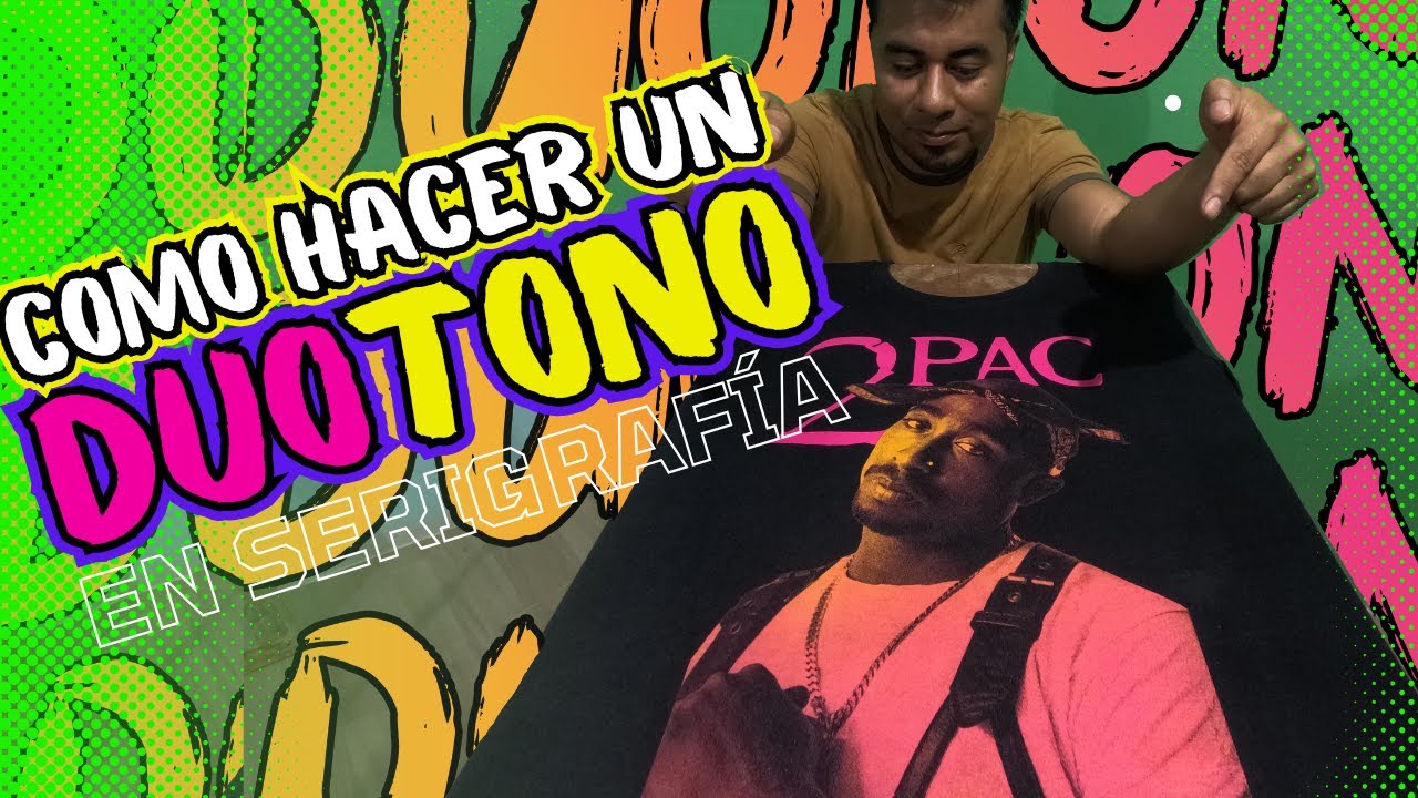 DUOTONO EN SERIGRAFIA / IMPRESION TEXTIL / SERIGRAFIA