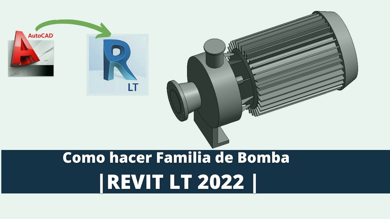 Como hacer una familia de bomba centrifuga #REVIT LT  #BIMEléctrico