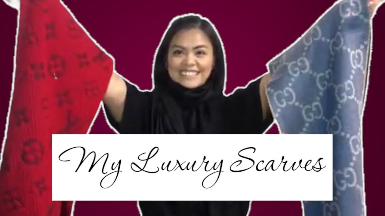 Unboxing Gucci scarf & My well curated scarf collection