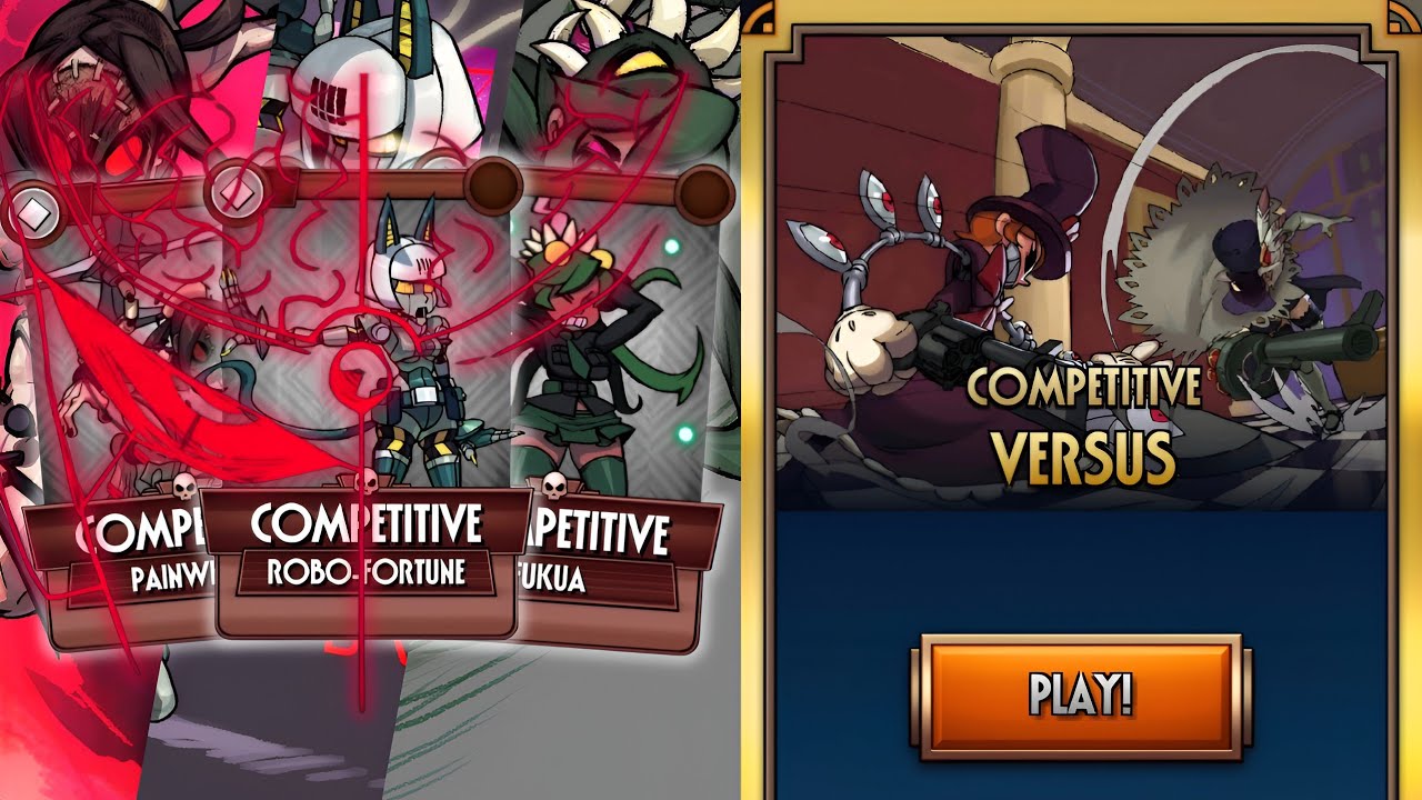 [Skullgirls Mobile] Competitive VS Randoms using Brain Drain's Team