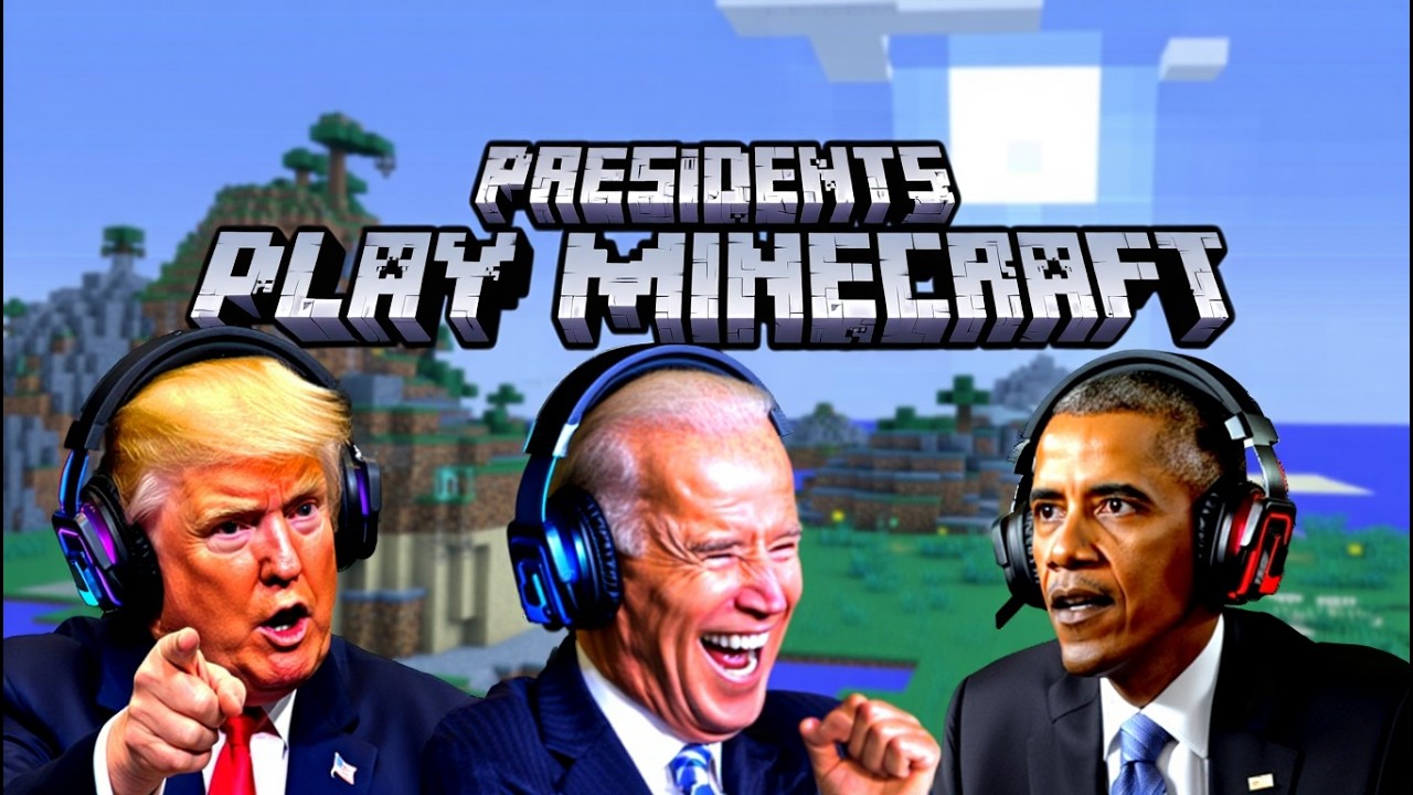 Presidents Play Minecraft