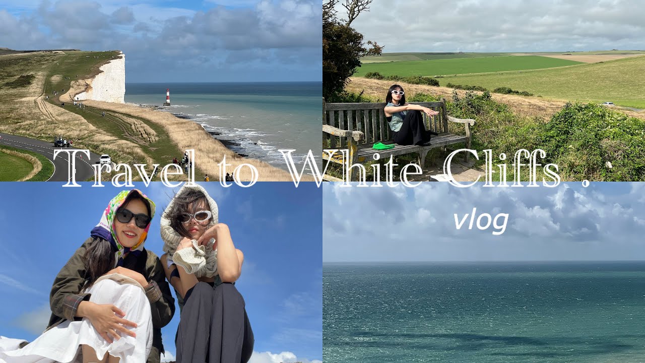 🇬🇧Travel Vlog | A Day in White Cliffs of Dover 英國多佛白崖 | 倫敦周邊的絕美海岸線 | 一起在風中和大片草原上奔跑吧