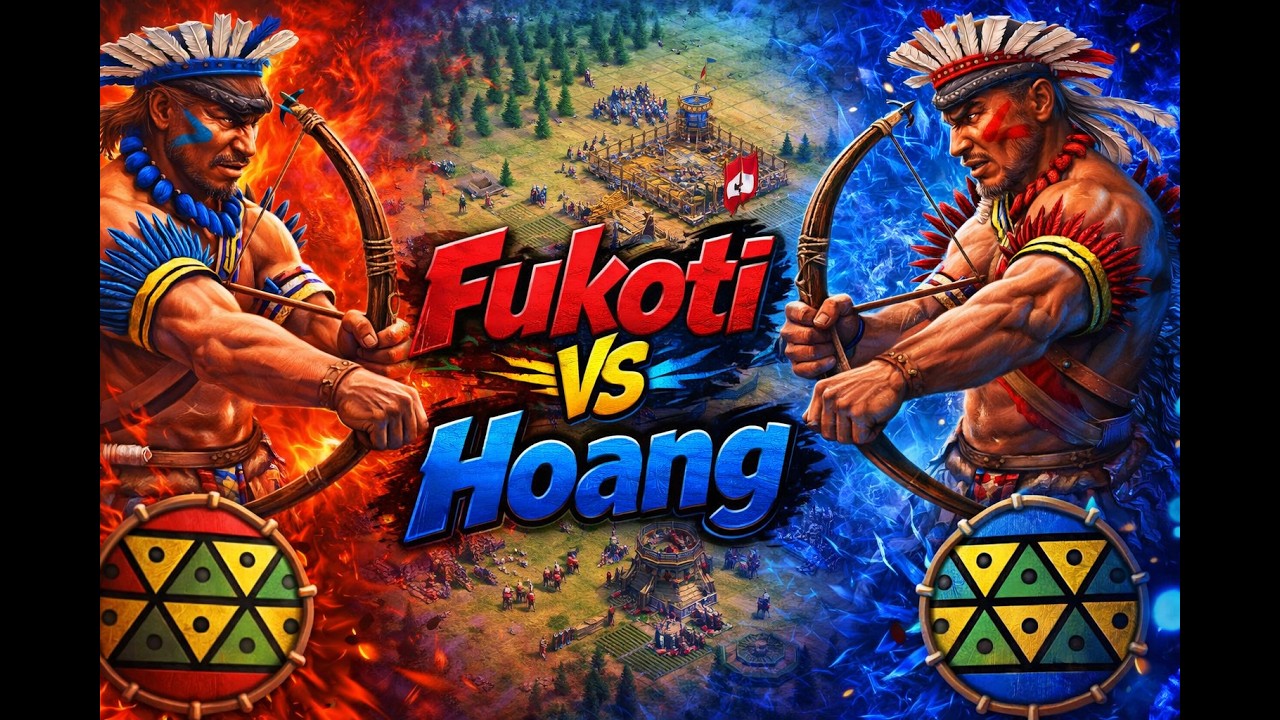 Hoang vs Fukoti | AoE2 Tupi vs Tupi | Arabia 1v1