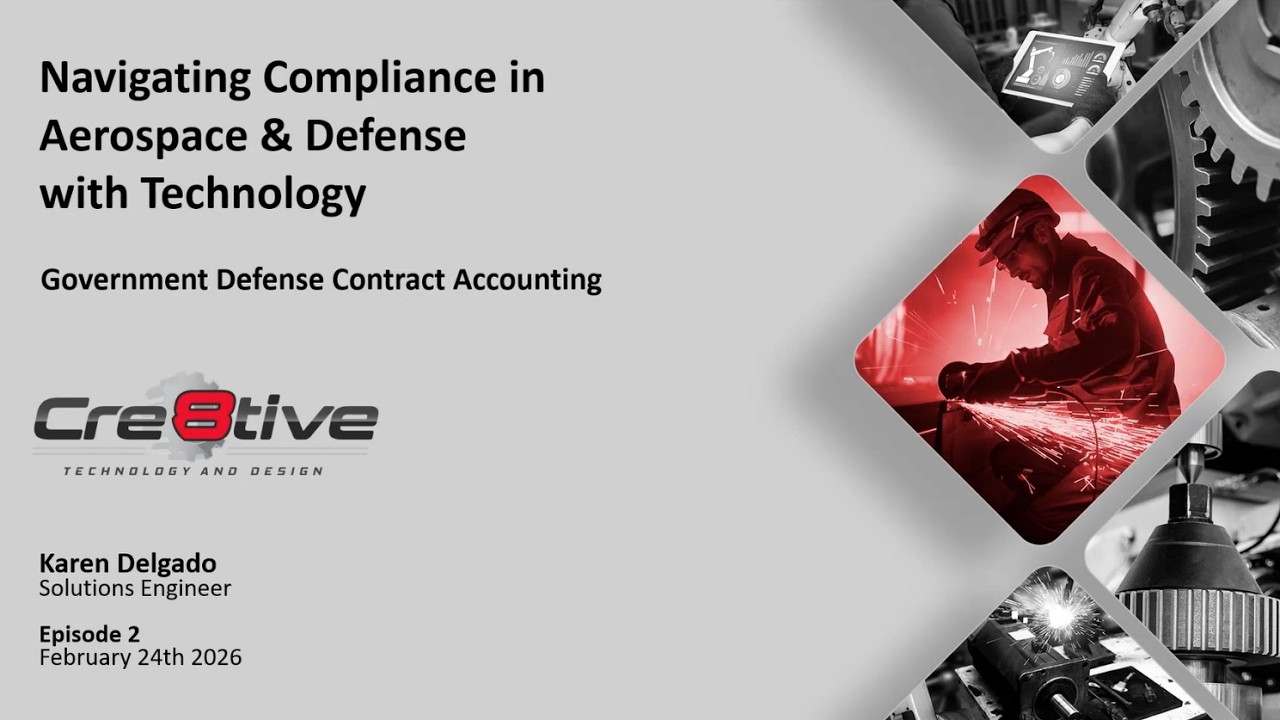 Epicor Kinetic for Government Contracting | GovCon Compliance for Aerospace & Defense