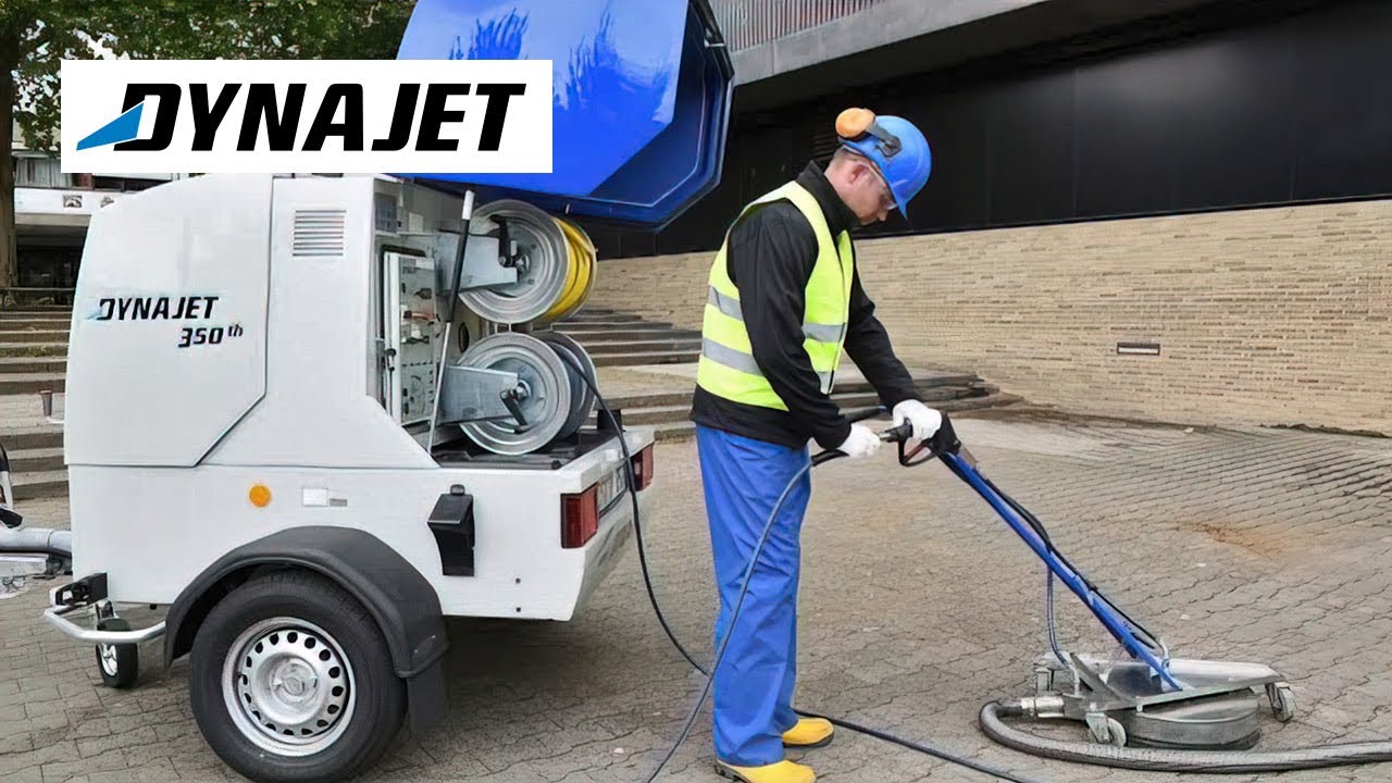 Nettoyeur de Surface avec Aspiration des eaux us&eacute;es int&eacute;gr&eacute;e - DYNAJET DFS VAC