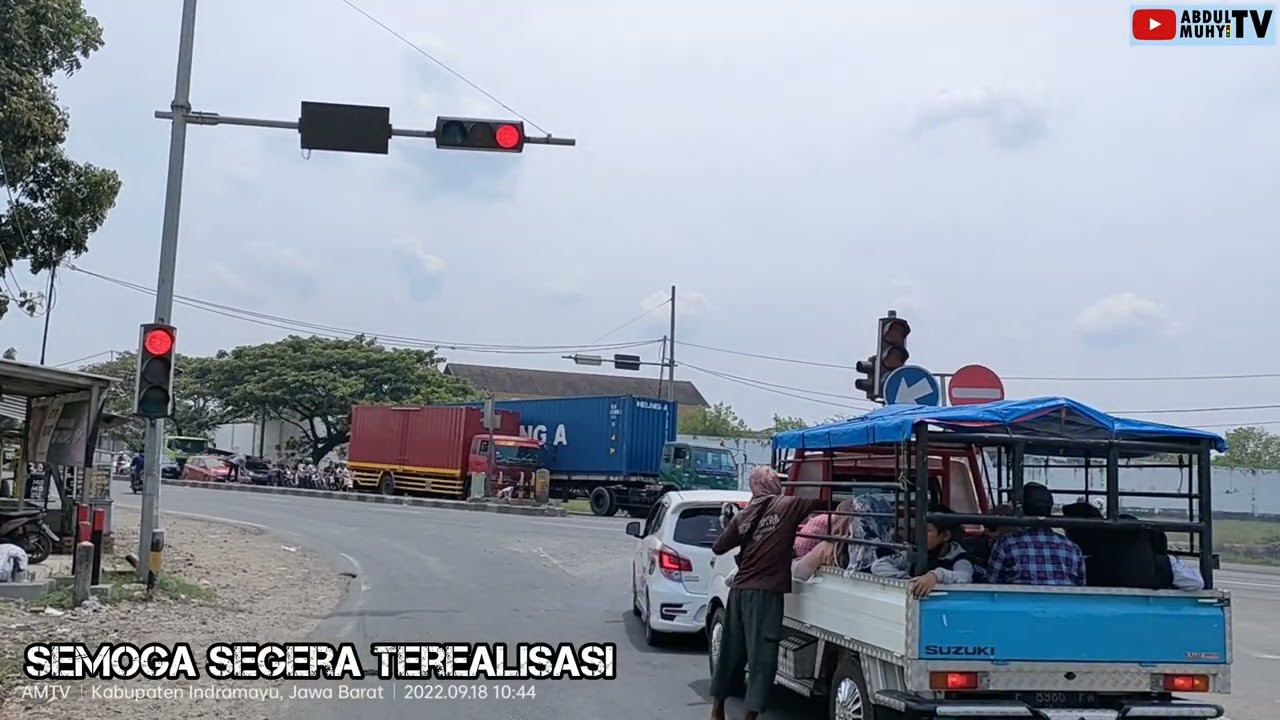 TRAFFIC LIGHT INI AKAN DIUPGRADE TOTAL SEGERA? || SIMPANG BANGKALOA, INDRAMAYU