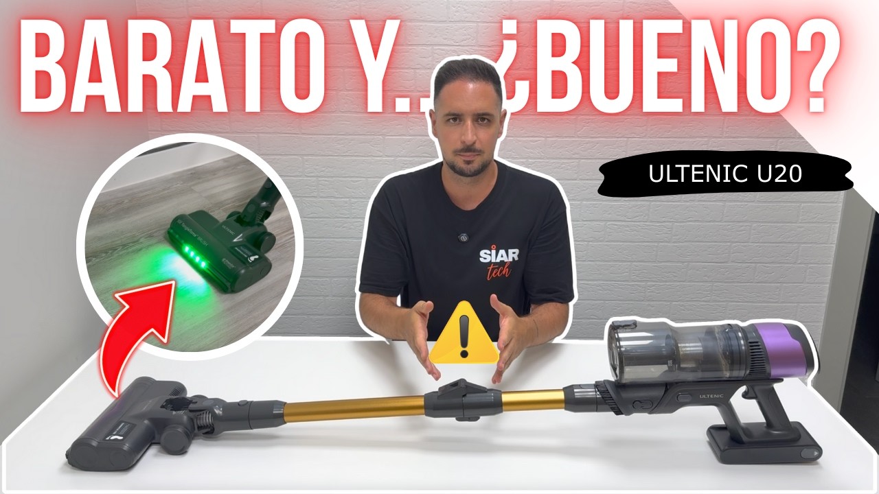 🌪️ ULTENIC U20: ¿ES RECOMENDABLE este ASPIRADOR ESCOBA BARATO? | Review y Opiniones