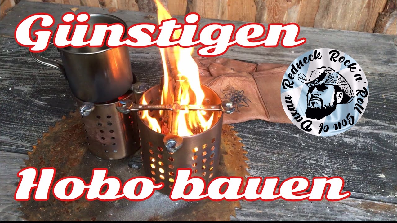 Ohne Strom kochen, IKEA Bushcraft Stövchen selber bauen, Notfallkocher, Notfallheizung, Hobo Kocher