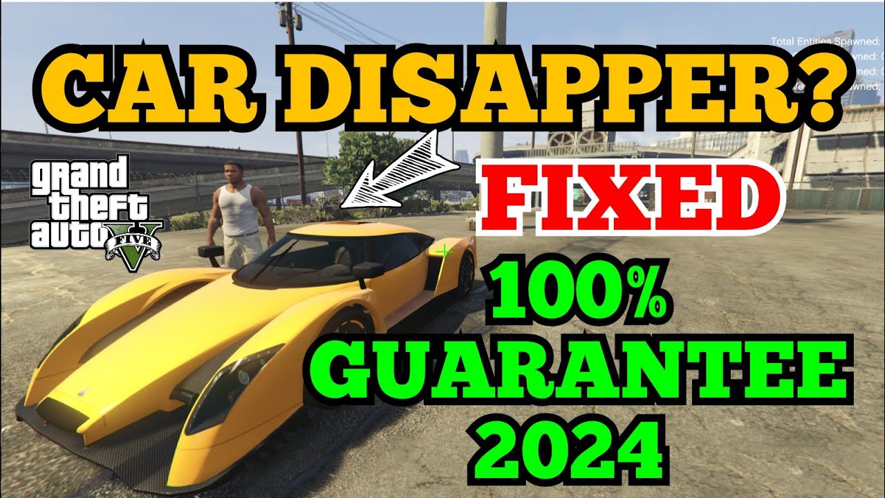 Solved Cars Disappear issue in GTA V |  [FIX] VEHICLE DISAPPEARING PROBLEM IN GTA 5 | Menyoo Trainer
