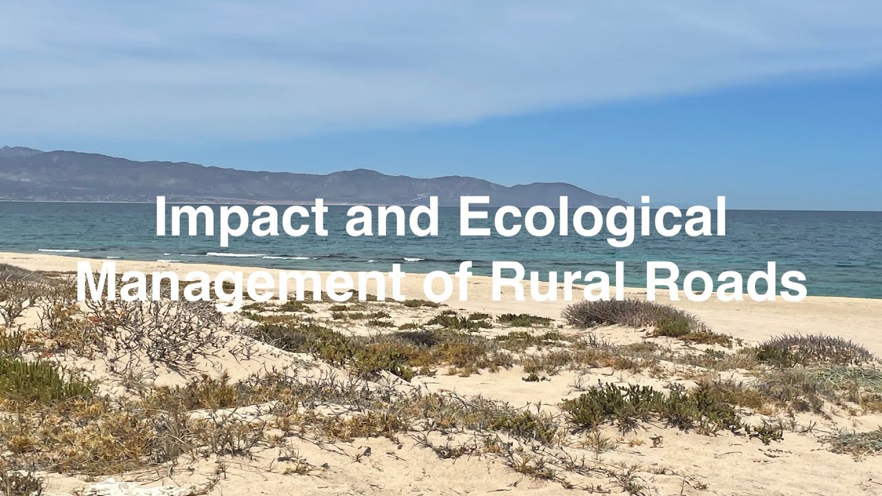 Impact and Ecological Management of Rural Road Repair and Maintenance