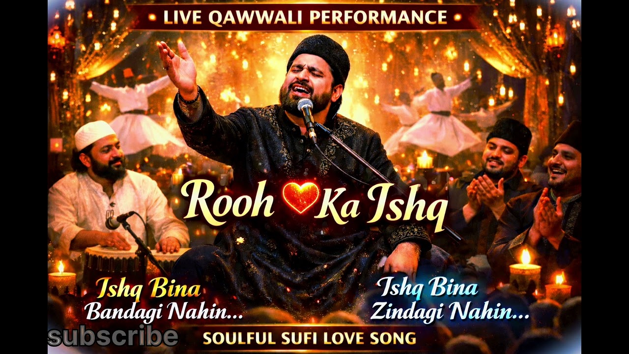 Rooh Ka Ishq | Full Qawwali Stage Performance 2026 | Soulful Sufi Love Song