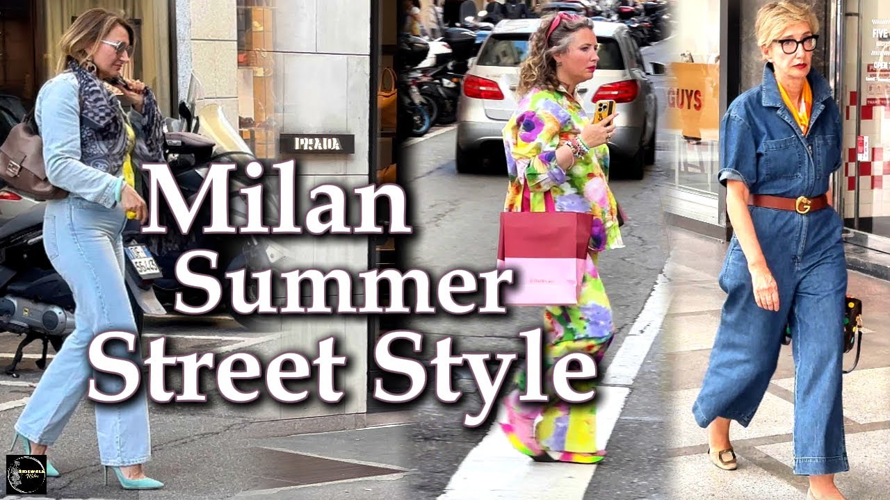 Summer Looks Milan Street Style Fashion | Effortless Italian Fashionable Outfit & Stylish Looks