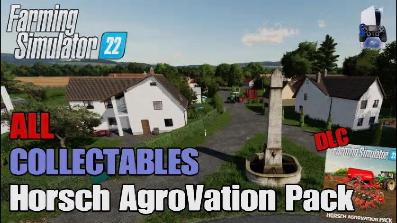 FS22 Horsch AgroVation Pack | Map from DLC | Earn extra money | All 20 Collectables