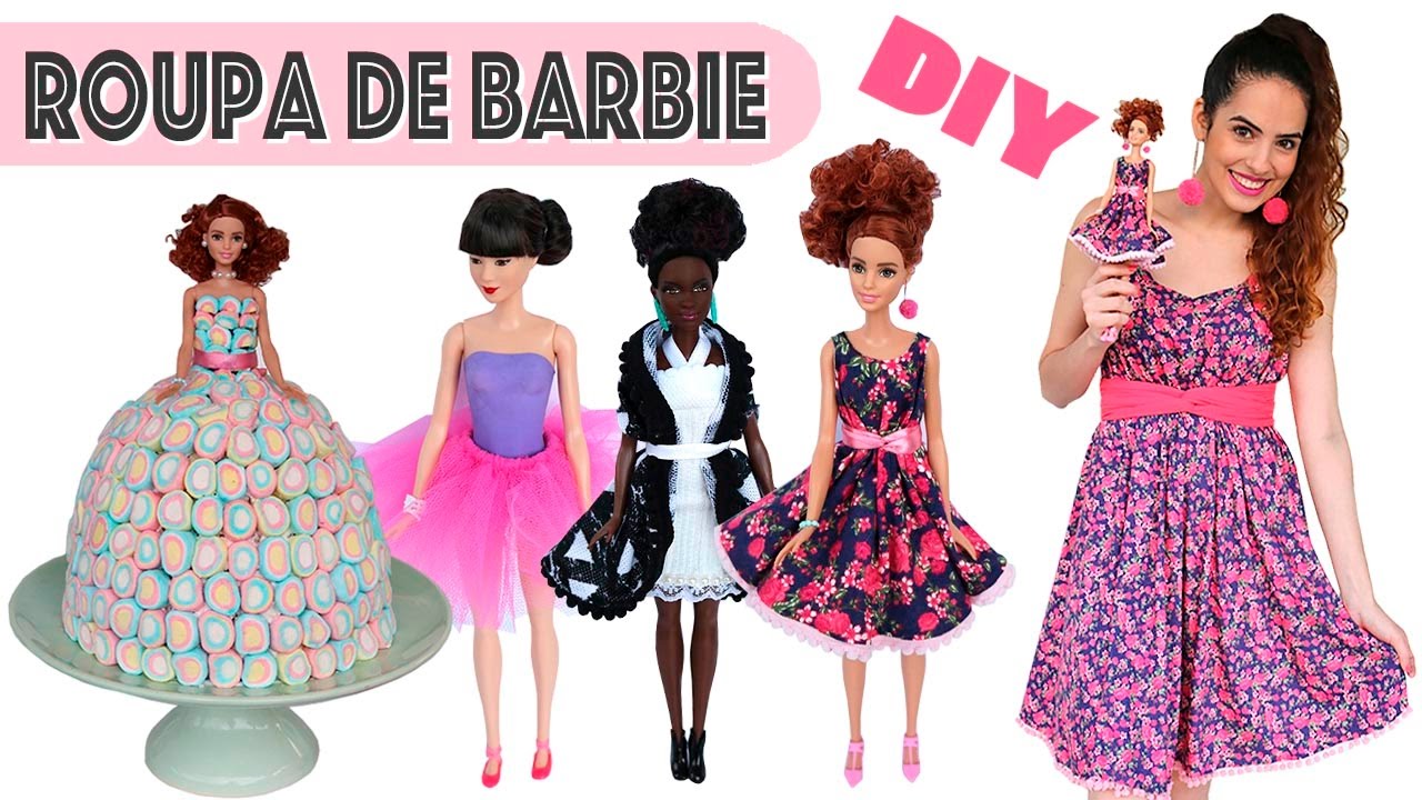 DIY: ROUPINHAS de BARBIE | Especial DIA DAS CRIANÇAS