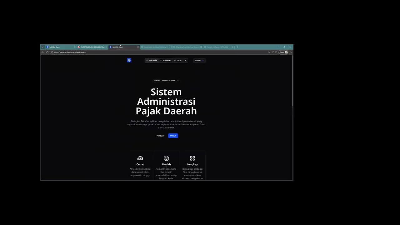 SOSIALISASI SAPADA I PERANGKAT DESA DI KABUPATEN GARUT