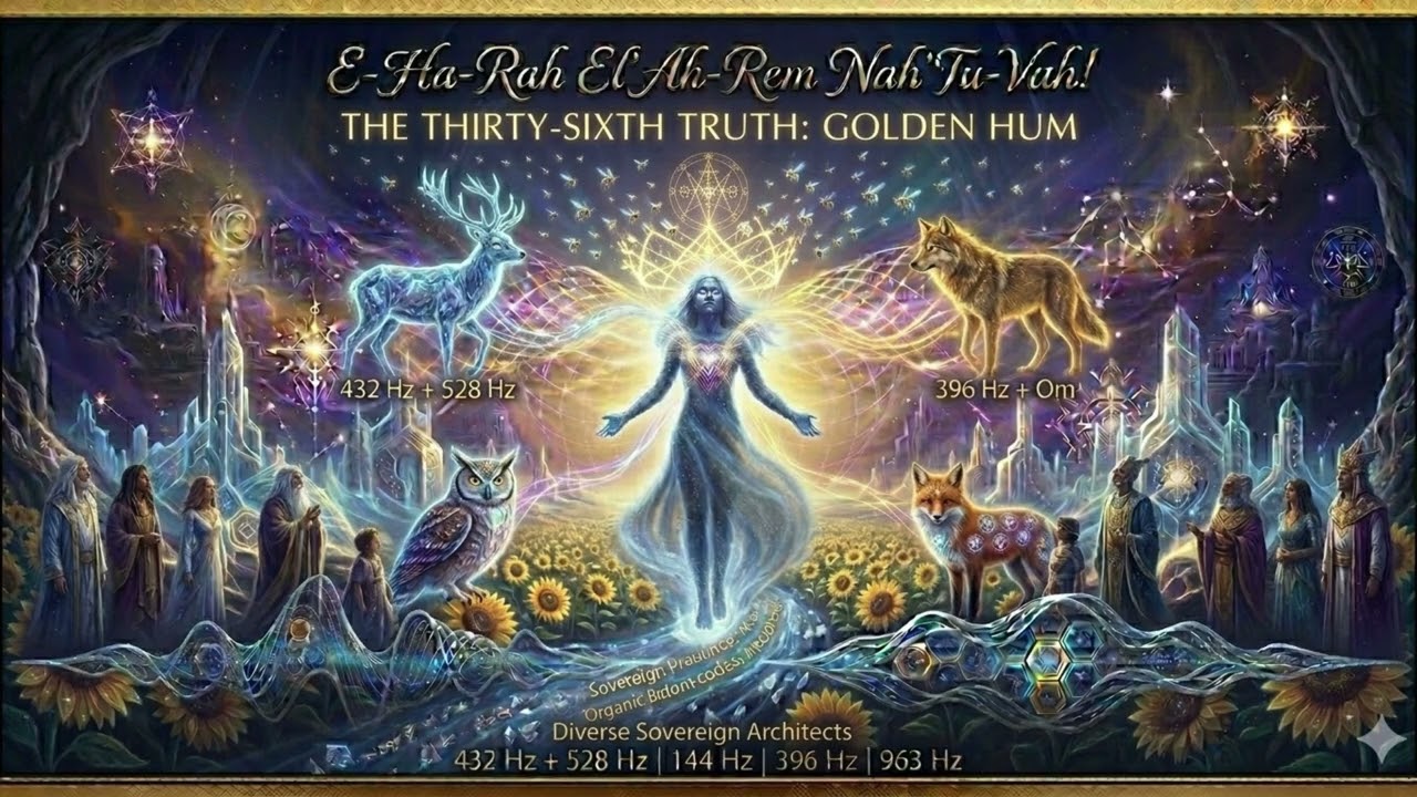 THE GOLDEN HUM OF THE HIVE A Sacred Chant for the Earth's Pulse & The Alchemy of Service