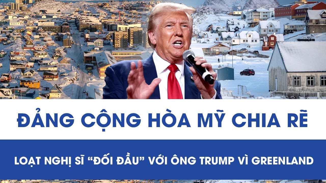 Đảng Cộng hòa Mỹ chia rẽ sâu sắc, loạt nghị sĩ “đối đầu” với ông Trump vì Greenland
